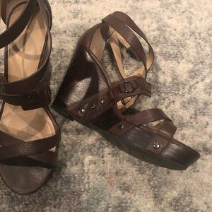 Via Spiga Strappy Wedge Sandal